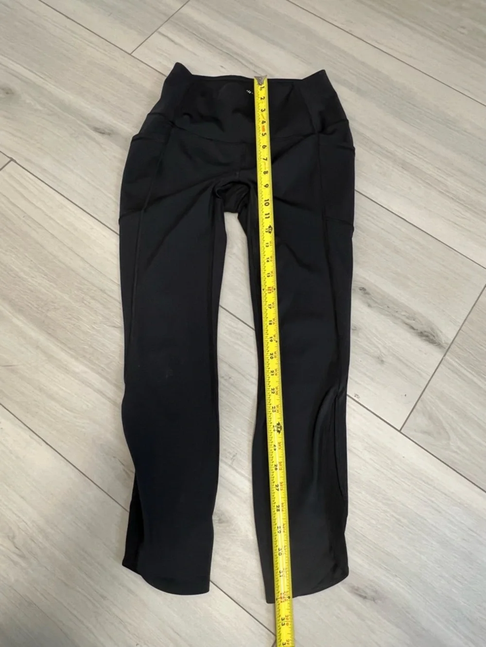 RBX Active Power Hold Leggings Black High Waist Pockets Performance Sz SP - Picture 3 of 6